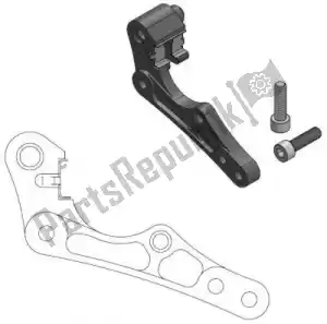 MOTO MASTER 6282211095 spare part 211095, caliper adapter bracket - Bottom side