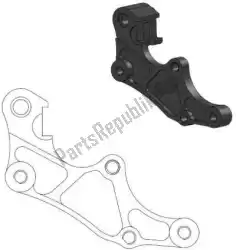 Here you can order the spare part 211090, caliper adapter bracket from Moto Master, with part number 6282211090: