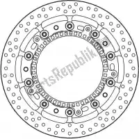 6218117068, Moto Master, Schijf 117068, halo t-floater alu disc 320    , Nieuw