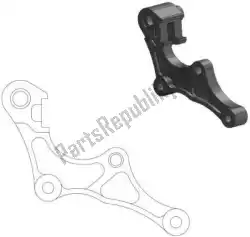 Here you can order the spare part 211119, caliper adapter bracket from Moto Master, with part number 6282211119: