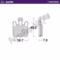 6257406106, Moto Master, Pastiglia freno 406106, carbonio racing    , Nuovo