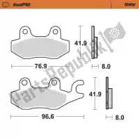 6257412803, Moto Master, Brake pad 412803, scooter    , New