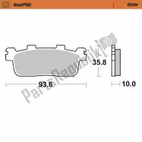 6257413303, Moto Master, Pastilha de freio 413303, scooter    , Novo