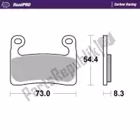 6257413506, Moto Master, Pastiglia freno 413506, da corsa organica    , Nuovo