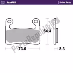 Aqui você pode pedir o pastilha de freio 413506, corrida orgânica em Moto Master , com o número da peça 6257413506: