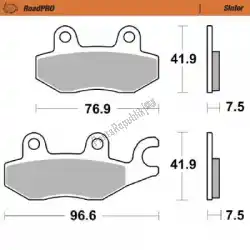 Ici, vous pouvez commander le plaquette de frein 413701, frittée auprès de Moto Master , avec le numéro de pièce 6257413701: