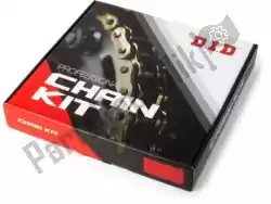 Here you can order the chain kit 530vx3 g&b, 116 zj rivet & sprockets from DID, with part number 39110550G: