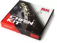 39501020G, RK, Kit chaine kit chaine, chaine dorée    , Nouveau