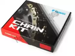 Ici, vous pouvez commander le kit chaine chainkit, chaine dorée & noire auprès de Tsubaki , avec le numéro de pièce 39310075G: