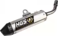 HGKT2003112, HGS, Ehx silenciador alumínio carbono. tampa final    , Novo