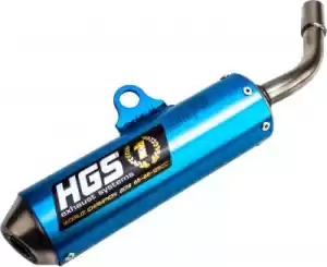 HGS HGKT2003131 ehx silencer alu blue - Bottom side