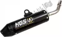 HGKT2104142, HGS, Exh silencer alu black carb. end cap    , Nieuw