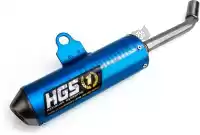 HGYA2002131, HGS, Silenciador ehx aluminio azul    , Nuevo