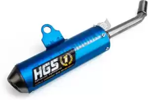 HGS HGKT2007131 silenciador ehx aluminio azul - Lado inferior