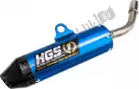 HGKT2104132, HGS, Exh silencer alu blue carb. end cap    , Nieuw