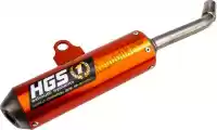 HGKT2006121, HGS, Silenciador ehx aluminio naranja    , Nuevo