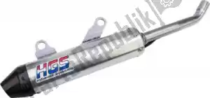 HGS HGHO2006112 ehx silencer aluminum carbon. end cap - Bottom side
