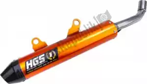 HGS HGKT2016122 ehx silencer alu orange carbon. end cap oval - Bottom side