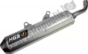 HGS HGKT2014211 ehx silenciador de alumínio enduro - Lado inferior