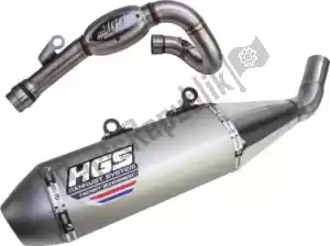 HGS HGKT3017211 escape sistema completo aluminio - Lado inferior