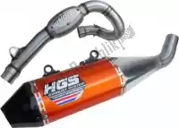 HGKT3005122, HGS, Exh sistema completo alumínio laranja carb. tampa final    , Novo