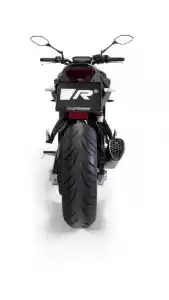 REMUS 81740027 exh nxt corrida preta em aço inoxidável - Lado superior