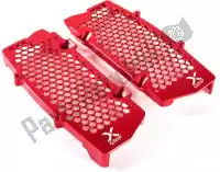 0513XG2357, X-grip, Juego de protectores de radiador besch, rojo    , Nuevo