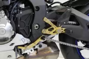 GILLES 31201054 footrest rearset mue2, gold - Bottom side