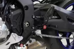 GILLES 31201042 footrest rearset mue2, black - Bottom side