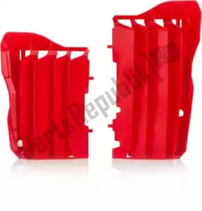 UFO AC02456 bs ra radiator louvers crf450r/450rx 17-20 red - Bottom side