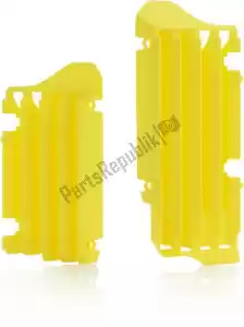 UFO AC02461 bs ra radiator louvers rmz 250 yellow 19- - Onderkant