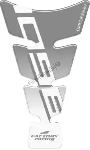 PRINT 60890386 paraserbatoio a forma di spirito logo 1098 argento su clr - Lato superiore