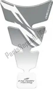 PRINT 60890371 tank pad spirit shape logo fz silver on clear - Upper side