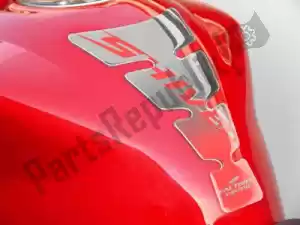 PRINT 60890380 paraserbatoio serbatoio spirito forma logo brivido argento su clr - Lato superiore