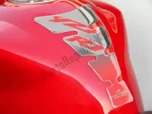 PRINT 60890382 tank pad spirit shape logo r1 silver on clear - Bottom side
