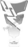 60890381, Print, Tank pad spirit shape logo sv silver on clear    , New