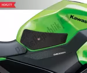 PRINT 60890060 tankpad laterale hdr ninja 400kawa 2018 nero - Il fondo
