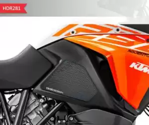 PRINT 60890064 protector deposito lateral hdr ktm negro - Lado inferior