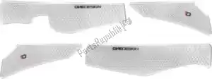 PRINT 60890019 tank pad side hdr kx 450f 2016/2018 clear - Left side