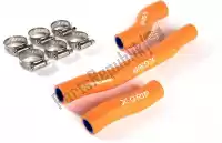 0513XG2223, X-grip, Durite de radiateur acc silicone ktm/hsq orange 20-    , Nouveau