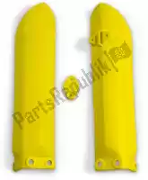 HU03381103, UFO, Protetores deslizantes de garfo, amarelos    , Novo
