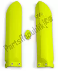 UFO HU03381104 protetores deslizantes de garfo, amarelos 19 - Lado inferior