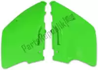 KA02769AFLU, UFO, jeu de panneaux panneaux latéraux kawasaki vert fluo    , Nouveau