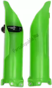 UFO KA04757AFLU bs vv fork slider prot+quick starter kawa neon gre.. - Upper side