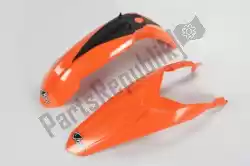 Ici, vous pouvez commander le kit garde boue ktm orange fluo auprès de UFO , avec le numéro de pièce KTFK514FFLU: