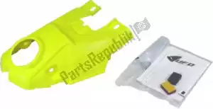 UFO SU04949DFLU couvre réservoir suzuki jaune fluo - La partie au fond