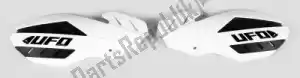 UFO SU04937041 handguard handguards flame suzuki white 041 - Bottom side