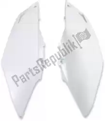 Here you can order the panel set side panels honda white from UFO, with part number HO04669041: