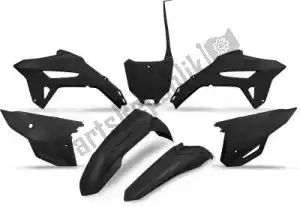 UFO HOKIT125001 set plastic honda black - Bottom side