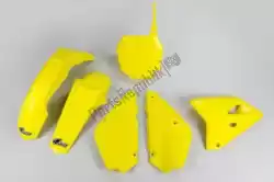 Here you can order the set plastic suzuki yellow from UFO, with part number SUKIT405K102: